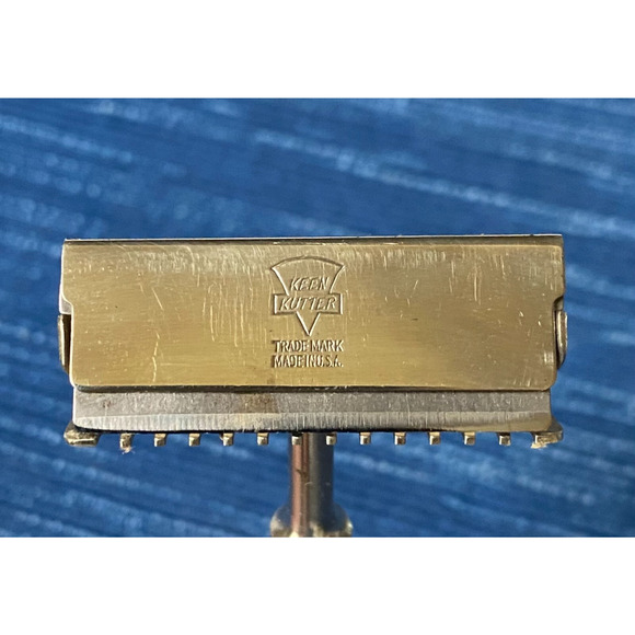 Vintage Keen Kutter EC Simmons Safety Razor Original Box Made USA 13B - Picture 5 of 5